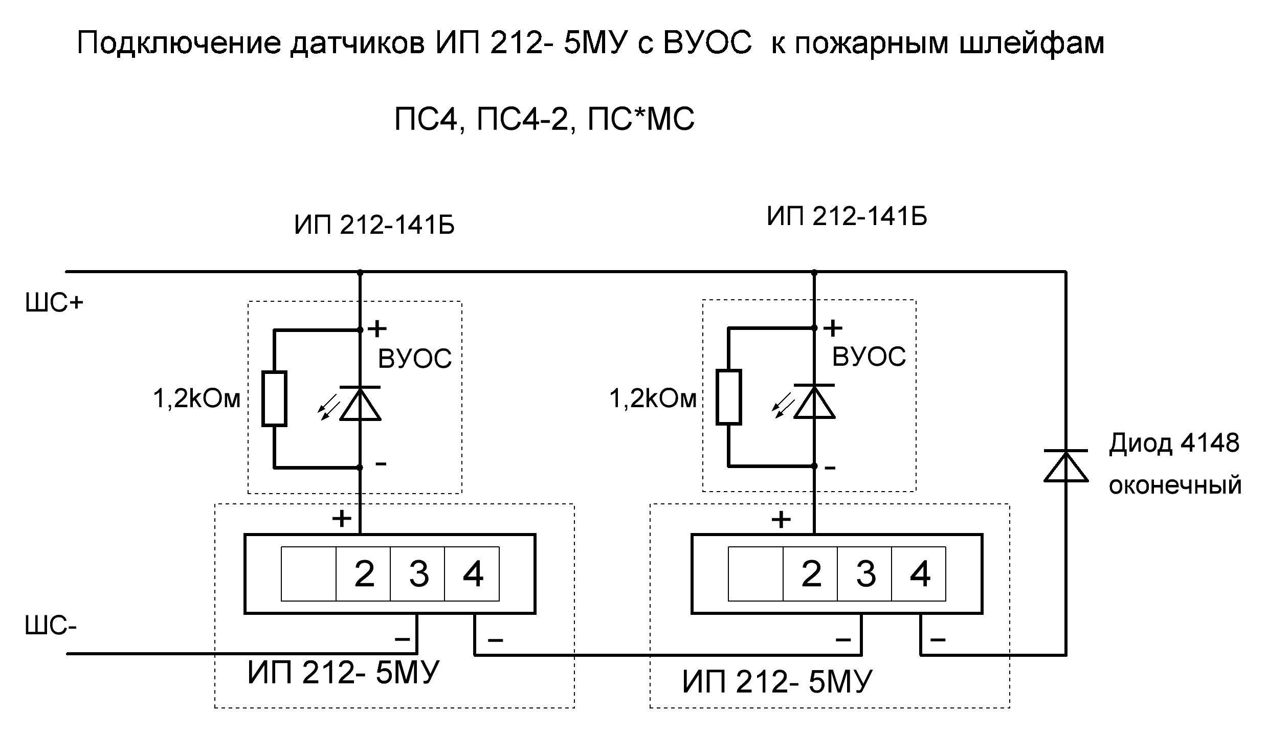 Датчик ип 212 141 схема Работа с оборудованием